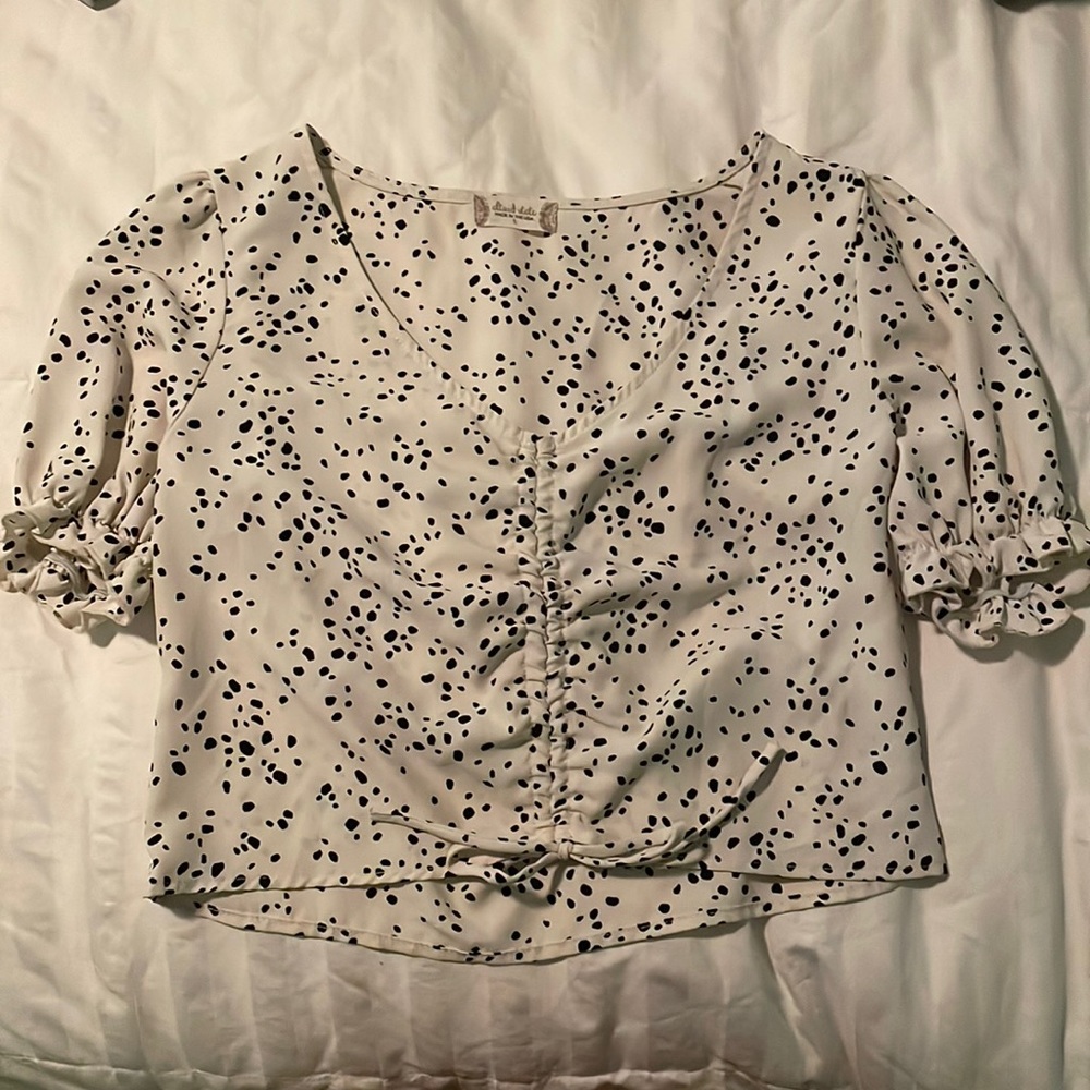 Altar’d State White Spotted Top